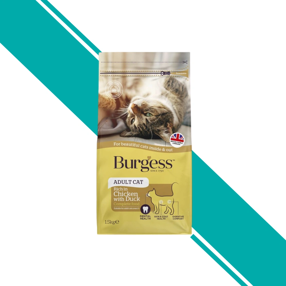 Burgess Adult Cat Rich in Chicken with Duck